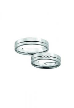 Trauringe Weissgold von Fischer 06 05328/050